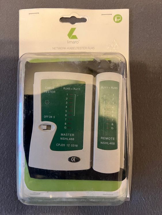 Delock Netzwerk-Kabeltester Mit LED-Anzeige – Testet RJ45/RJ12 Bis 100 M & Portfinder-Funktion