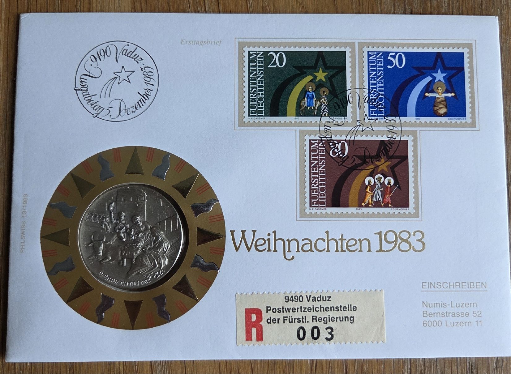 Medaglie: Silbermedaille Weihnachten 1983 – Usato da Stans venduto da Ducati16