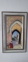 Oelgemälde "Orientalisches Strassenbild" (Abdulla Hassan)
