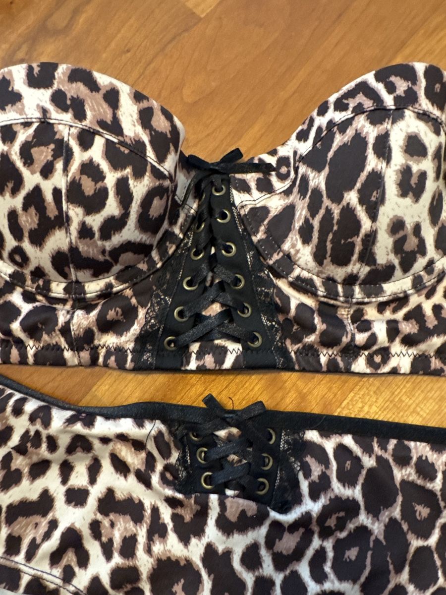 H&M Altra biancheria intima: Leopard Unterwäsche-set Grösse S/M – Usato da Sonnental venduto da sop_9scm 2