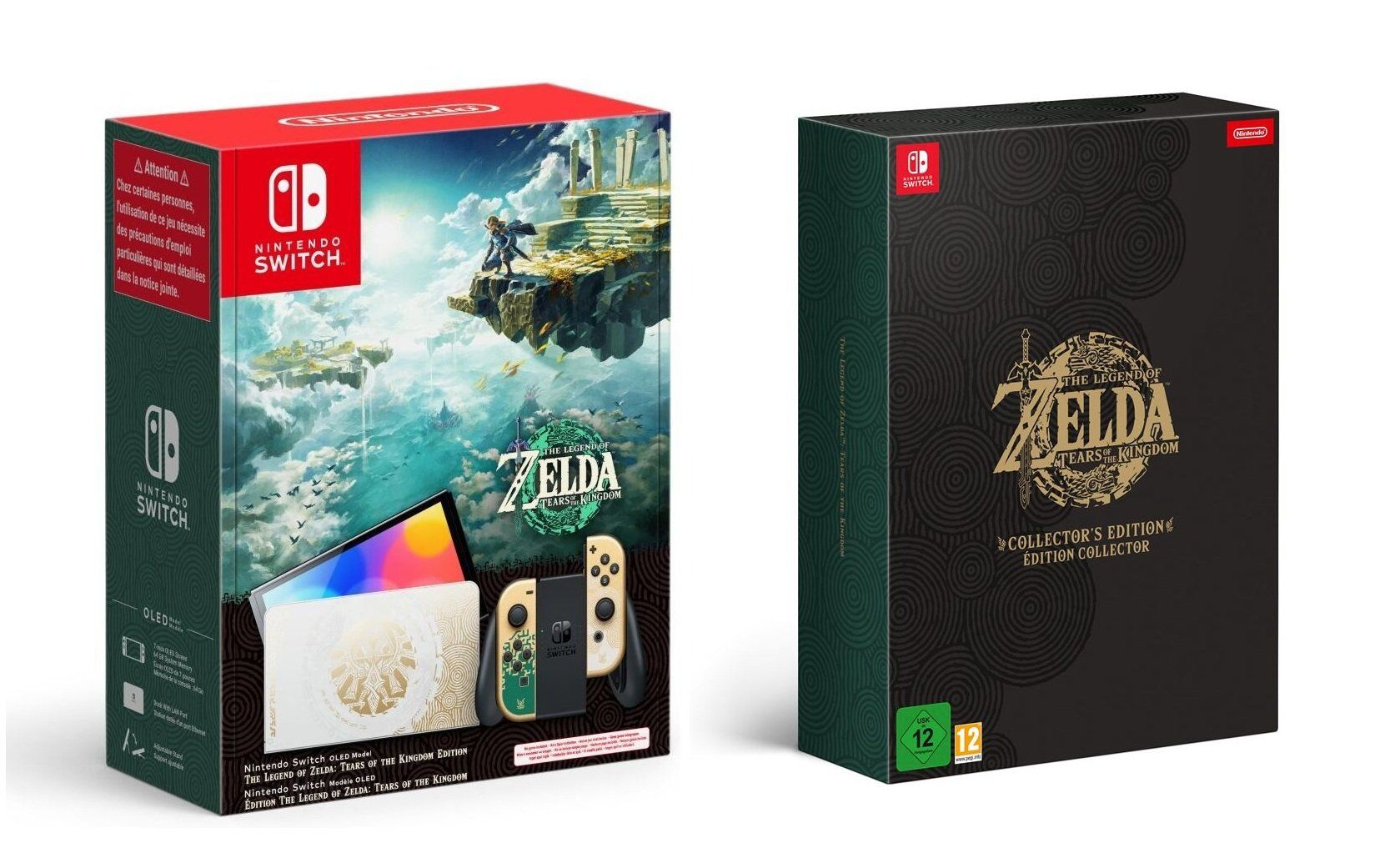 Nintendo Console: Nintendo Switch Zelda OLED Konsole + Collector's Edition – Nuovo e nell'imballaggio originale da Zürich venduto da MDC0