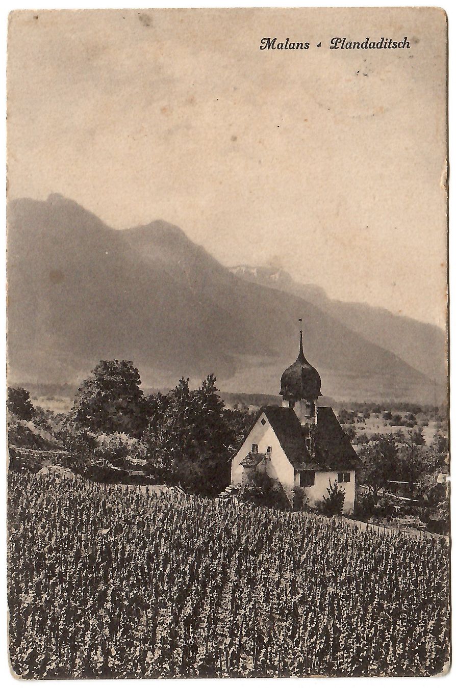 Cartes postales: Ansichtskarte  Malans  -  Plandaditsch – D'occasion à Kerns par etma3