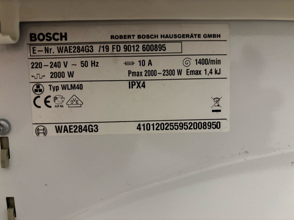 Bosch Lavatrici: Bosch Maxx 7 Green Collection, Machine à laver – Usato da Hauterive NE venduto da ole_5pdz 2