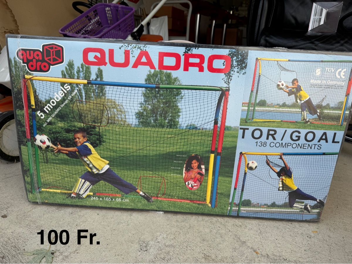 Porte da calcio e da hockey: Quadro Fussball Tor / Goal – Nuovo e nell'imballaggio originale da Wasterkingen venduto da phi_6w2v