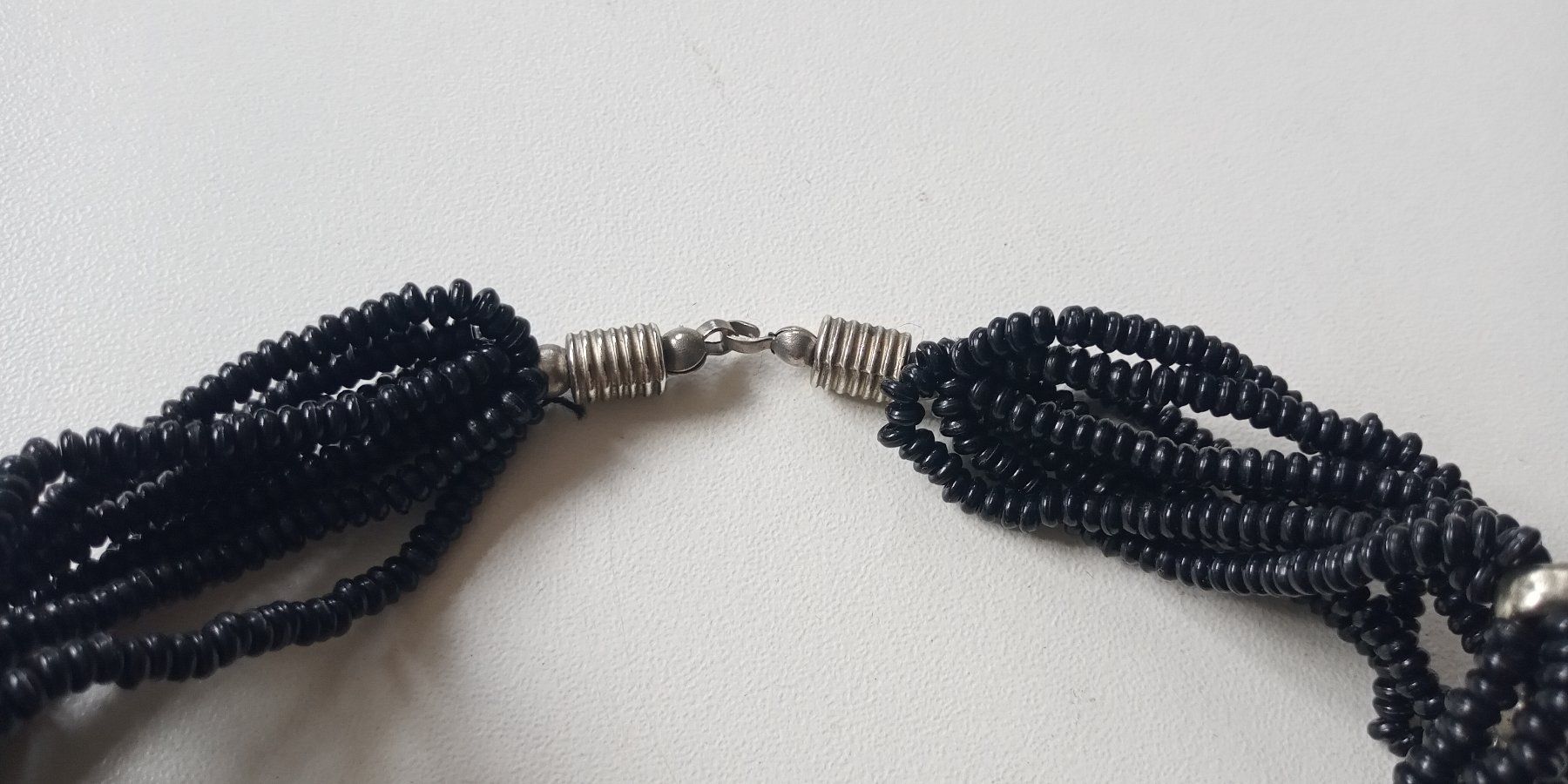 Catenine: Antike Kette Choker schwarze Perlen Gothik Gothic Boho Ethno – Usato da St. Gallen venduto da Hereplaysmusic 4
