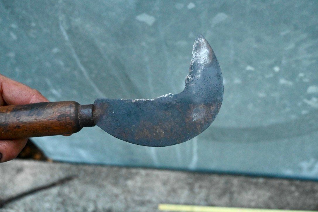 Tutti gli attrezzi: ANTIKE Handsichel Länge ca. 24cm – Usato da Pfaffhausen venduto da mono_rec 8