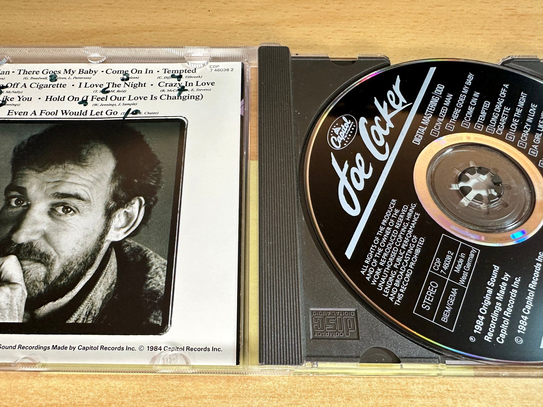 CD: W1 Joe Cocker – Civilized Man – Usato da Rikon im Tösstal venduto da Alpenmutz 2