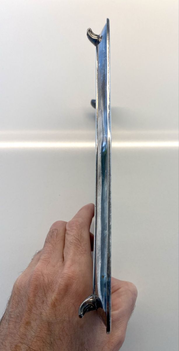 Servierplatten: Versilbertes Tablett rechteckig mit Füssen  – Gebraucht aus Basel von phidelitas 8