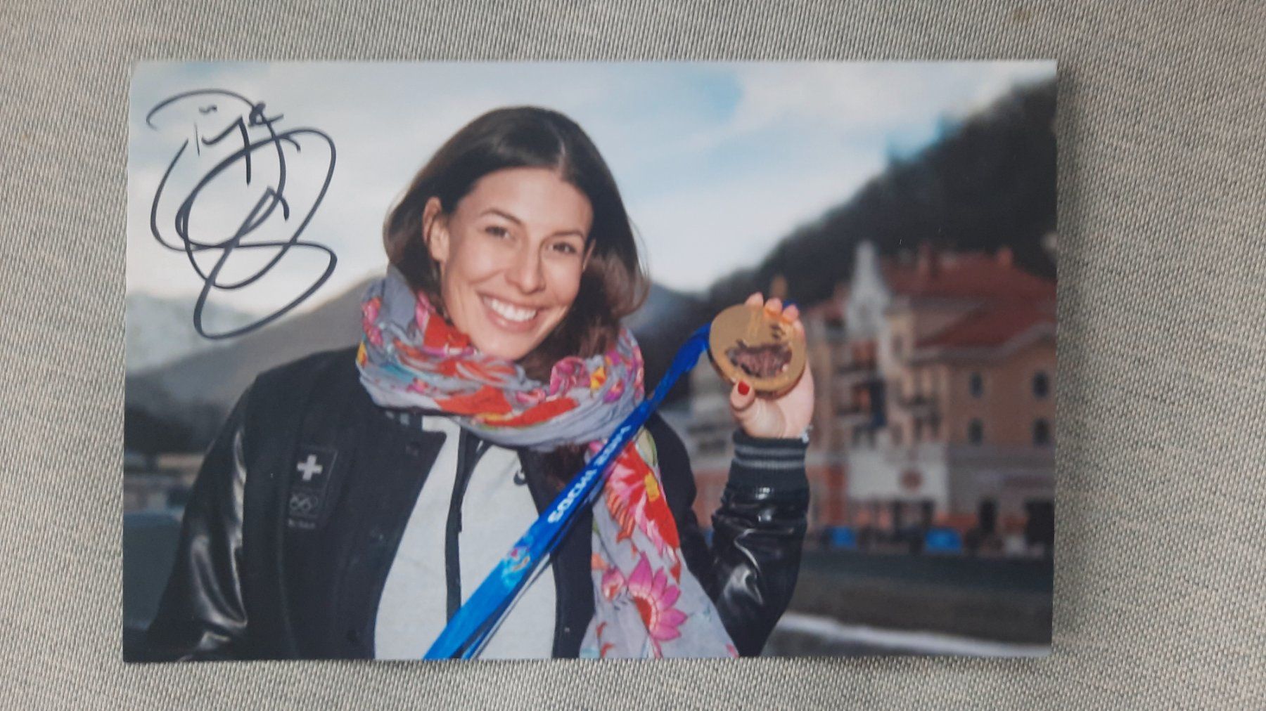 Autographes: Autogramm Dominique Gisin – D'occasion à Schmerikon par Olympia04