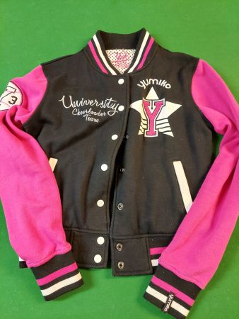 Jacke pink schwarz