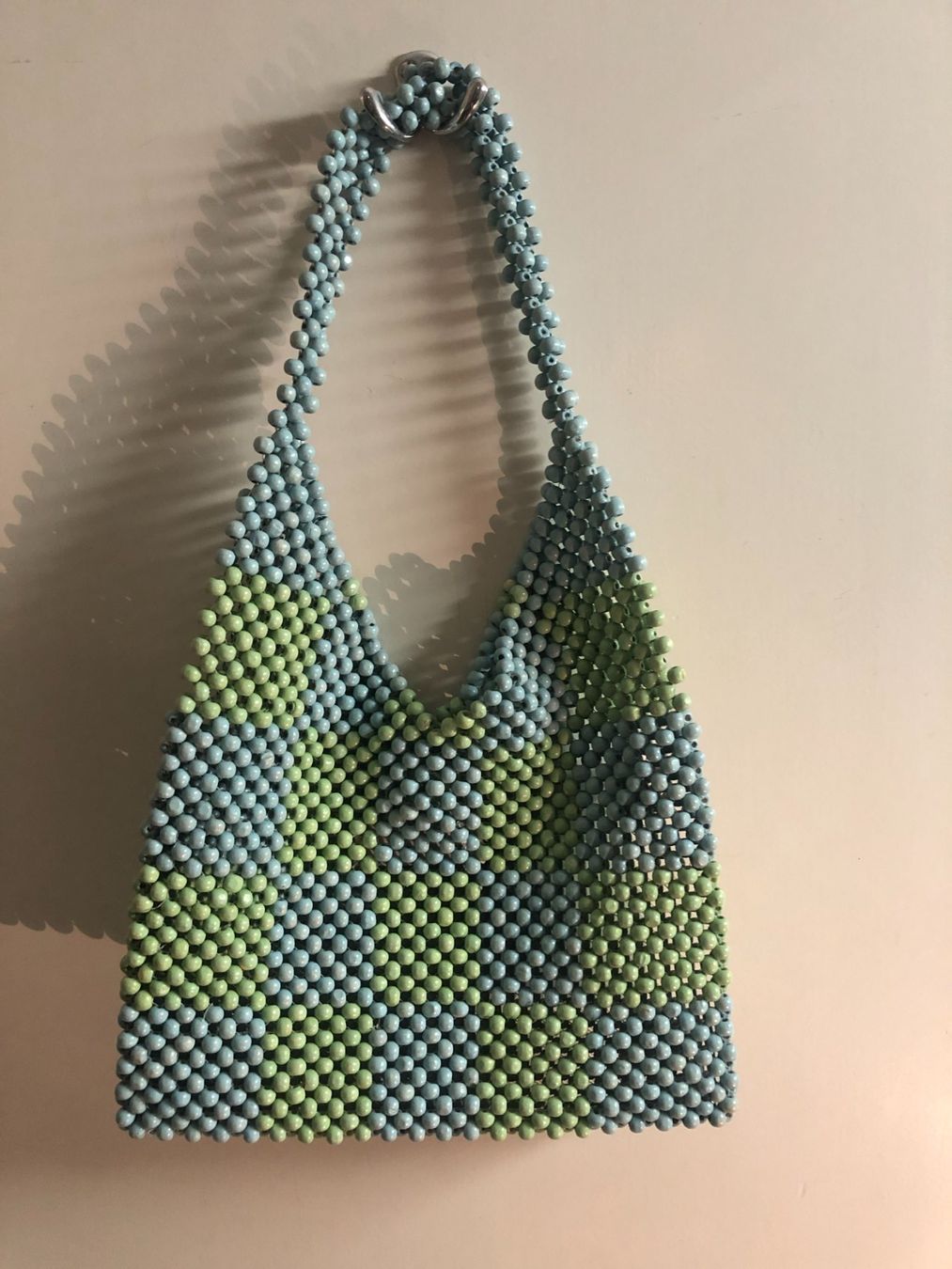 Borse: Tolle Tasche aus Perlen // Blumenmuster – Usato da Zürich venduto da aurelia_nater 2