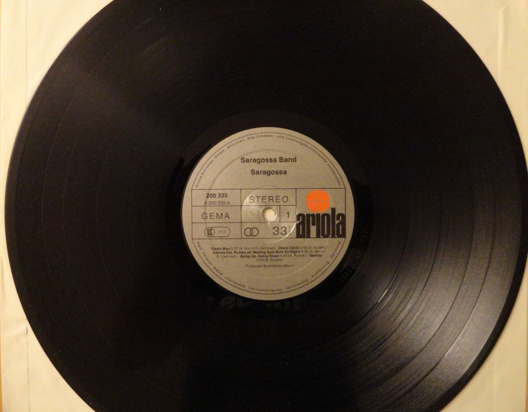 Dischi in vinile: SARAGOSSA BAND - Saragossa – Usato da Neftenbach venduto da Verk13 2