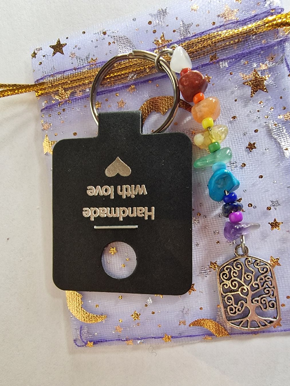 Portachiavi: Handgemachter Chakra Schlüsselanhänger Lebensbaum/NEU – Nuovo e nell'imballaggio originale da Arbon venduto da sar_l7ll 4