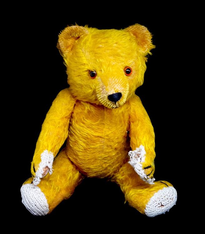 Teddy bear ours ancien Steiff baby 1930 pre war plush sans bouton