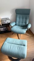 Stressless, fauteuil + pouf London N° 1350345