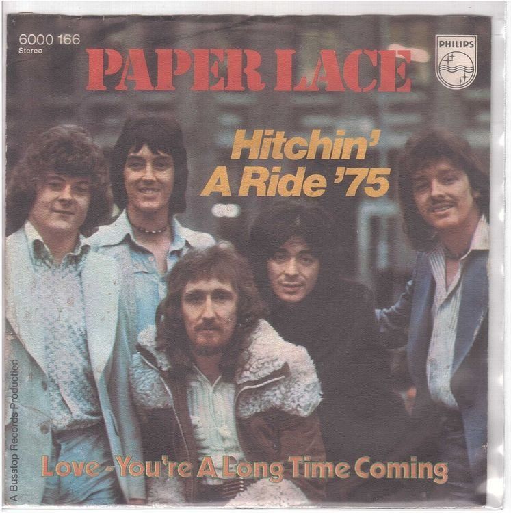 Dischi in vinile: Paper Lace  --  Hitchin a ride 75  Single7 – Usato da Rheinau venduto da thespecials