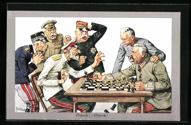 Cartoline postali: Th.Zasche: Hindenburg und Kaiser Wilhelm – Usato da Berlin venduto da bartko-reher