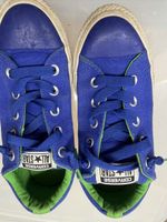Coole Converse All Stars Gr. 35, Blau/Grün, Top Zustand!