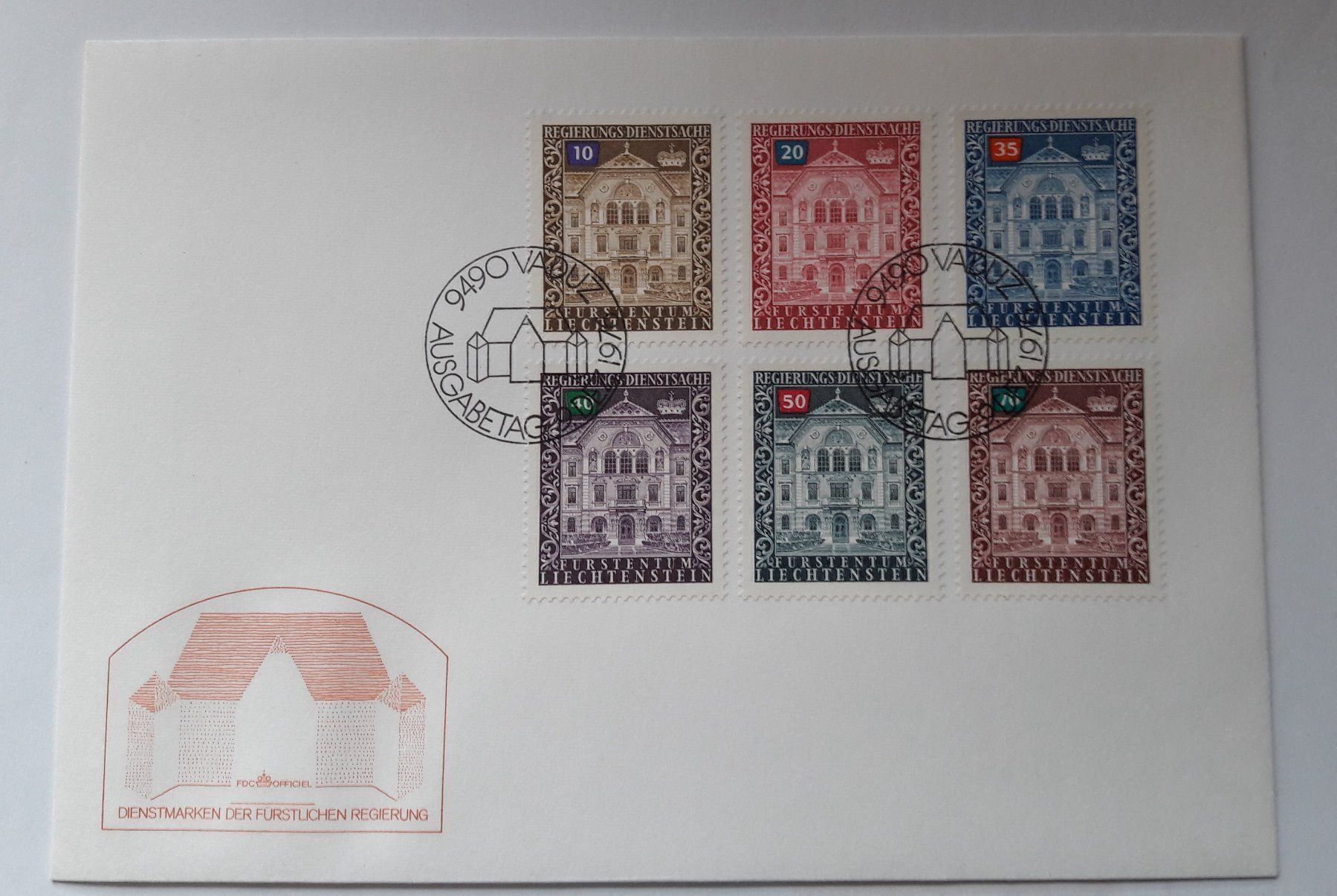 Tous les timbres: 1976 FDC Dienstmarken – Neuf (Voir description) à Alten par Regenwasser 1