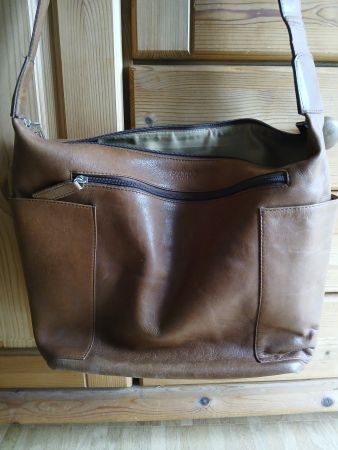 Ledertasche, hellbraun, "SACCOO", guter Zustand, Top! (54)