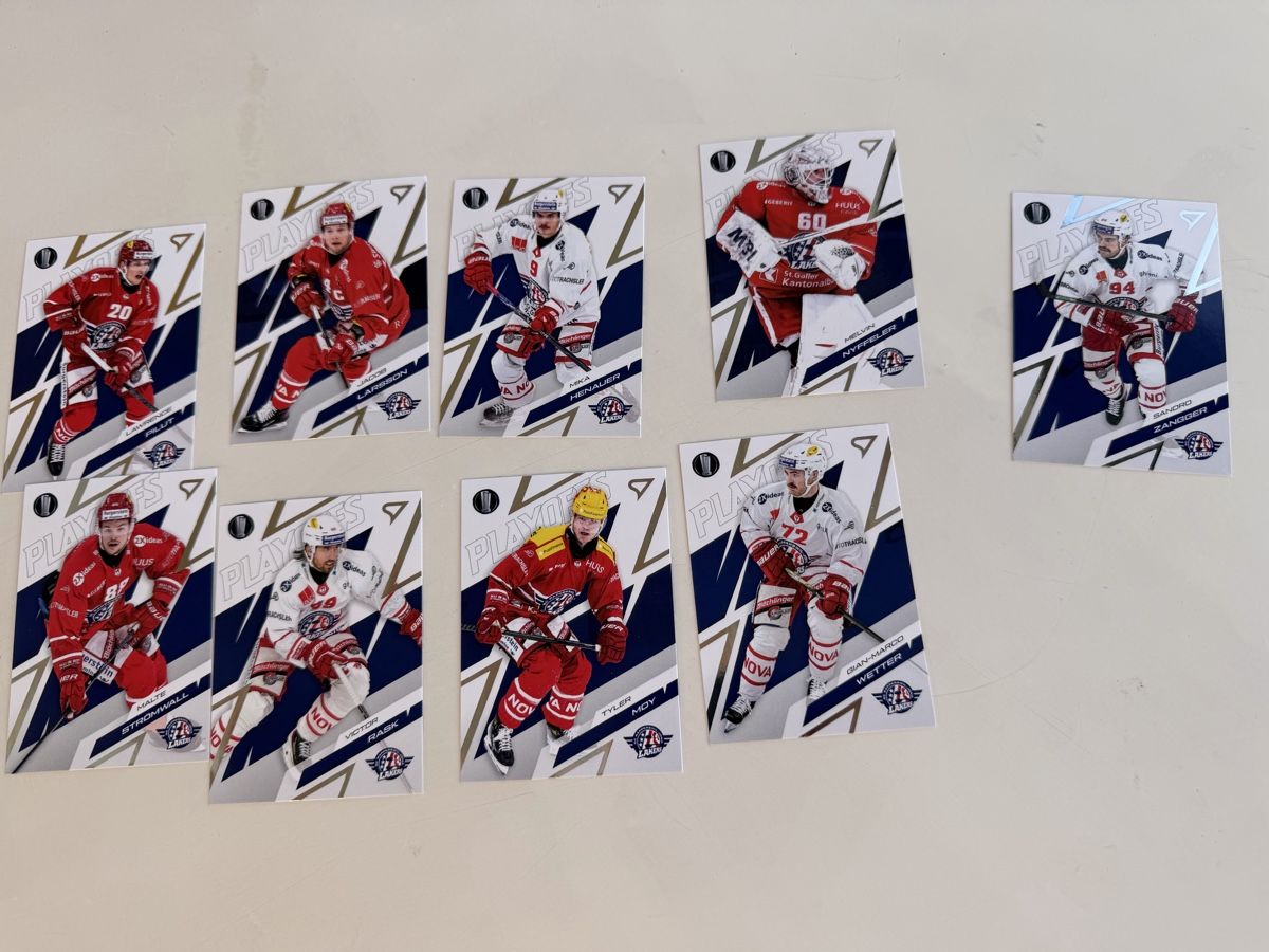 Sportzoo Sammelbilder & Trading cards: Playoffs 25/26 SCRJ Lakers full base set  – Neu (gemäss Beschreibung) aus Pont-la-Ville von demiec