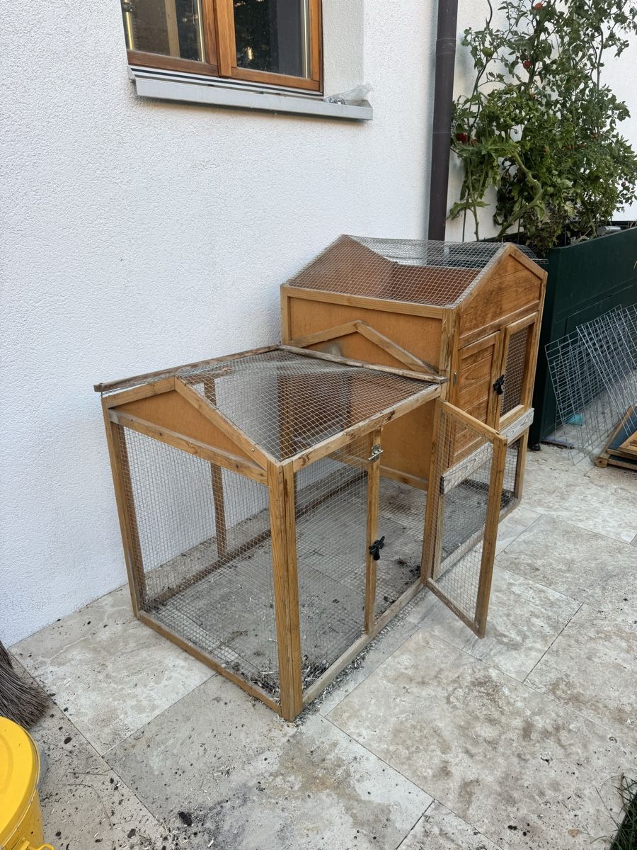 Cages, transport & sécurité: Kleintierstall untergittert zu verschenken  – D'occasion à Aeugstertal par hac_gb77 1
