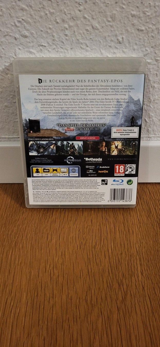 Sony Spiele: PS3 - The Elder Scrolls V Skyrim – Gebraucht aus Münsingen von Heroism2010 1