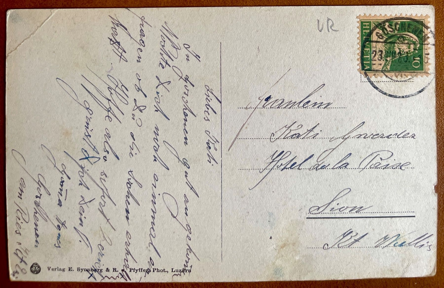 Cartoline postali: GÖSCHENEN 1923 – Usato da Lutry venduto da Ediego 1