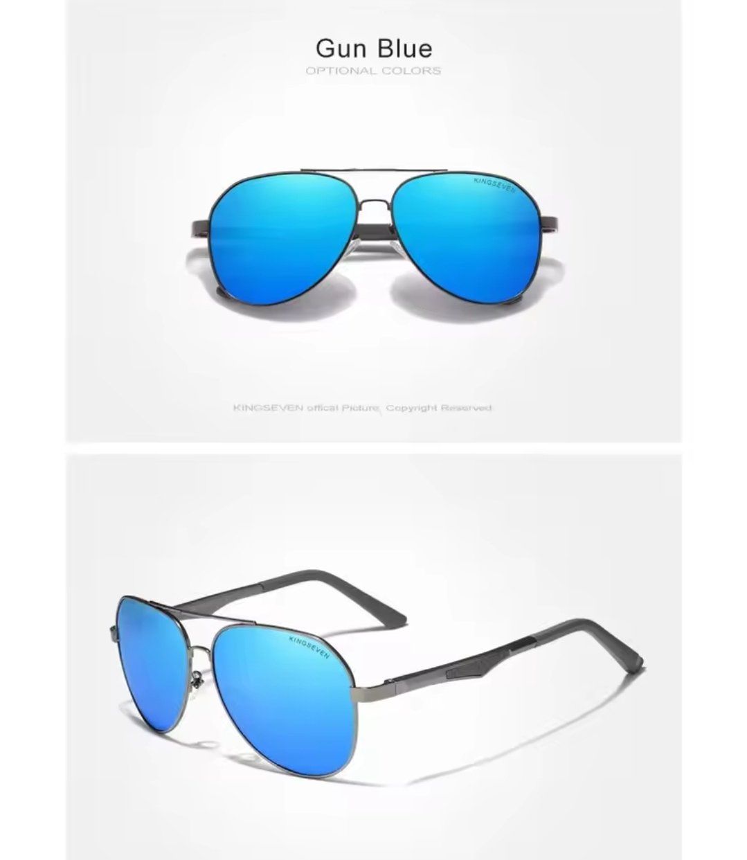 Occhiali & Lenti: Herren Sonnenbrille Kingseven – Nuovo e nell'imballaggio originale da Suhr venduto da sjay.Cv 2