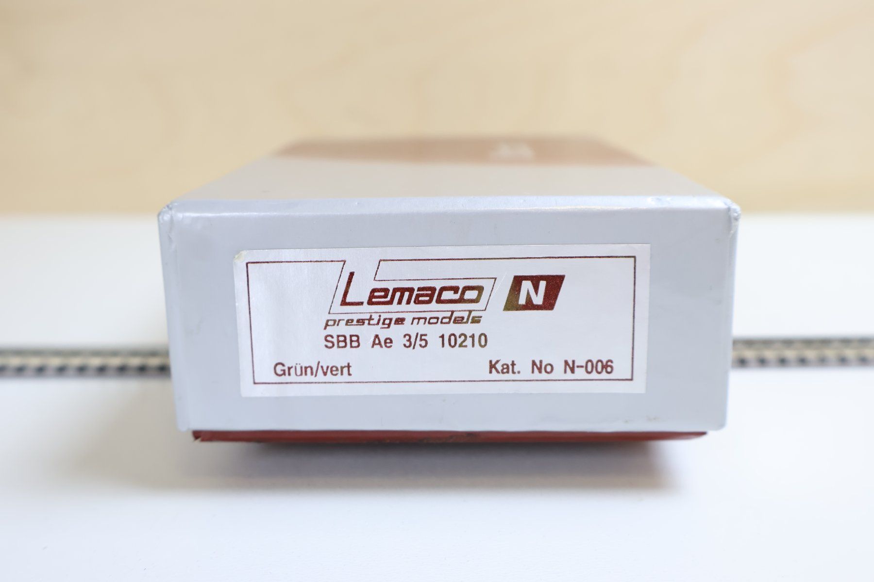 Lemaco Modellini di ferrovie: Lemaco SBB Ae 3/5 E-Lok - Limitiert Messingmodell - Spur N – Usato da Winterthur venduto da Monstera 8