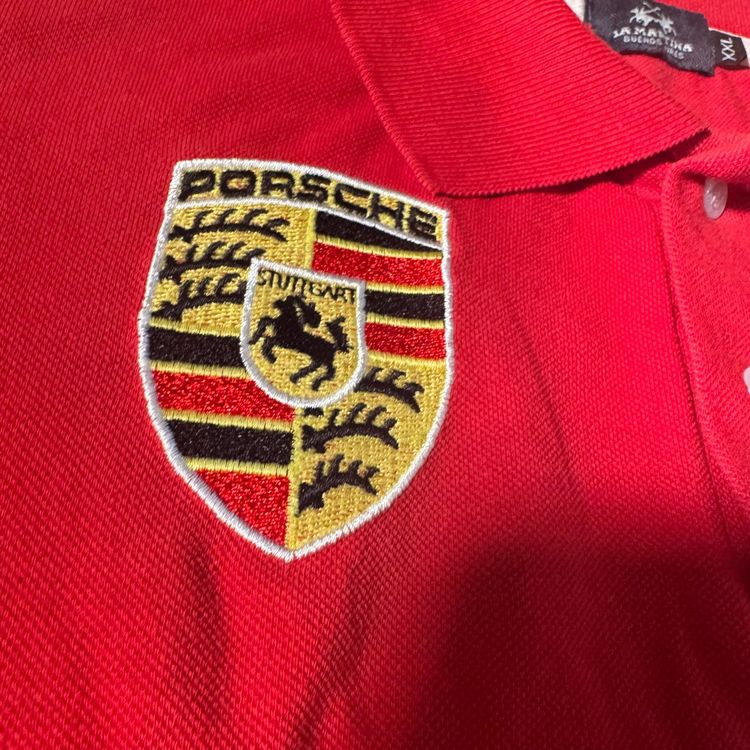 Ralph Lauren Magliette Polo: La Martina Porsche red polo (Ralph Lauren Poloshirt retro) – Usato da Rheinfelden venduto da sourced_limited 3