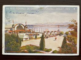 NEUCHÂTEL Fête Fédérale de chant, Edition officielle, 1912