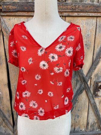 Sommerliche ZARA Bluse Gr. XS
