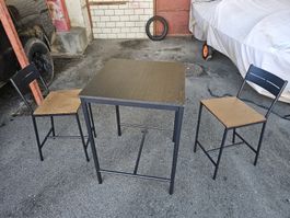 Schicker Bartisch/Stehtisch in Holzoptik - Top Zustand