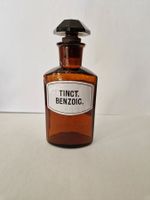 Alte Apothekerflasche TINCT. BENZOIC