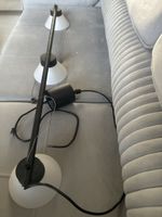 SAMBORD Hängeleuchte mit 3 Leuchtenschirmen, schwarz/weiß