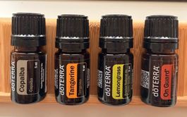 DoTerra Set: Copaiba, Tangerine, Lemongrass, On Guard.