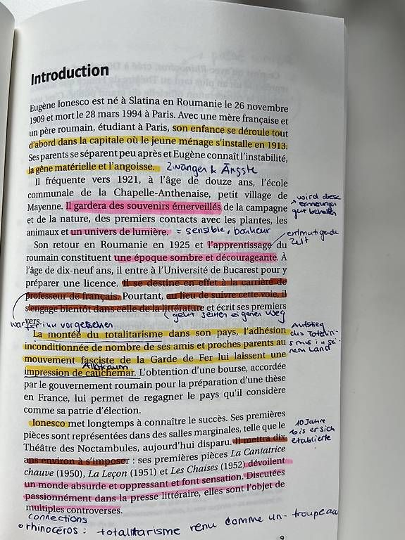 Bücher: Rhinocéros - Eugène Ionesco – Gebraucht aus Wettingen von ele_n8lj 1