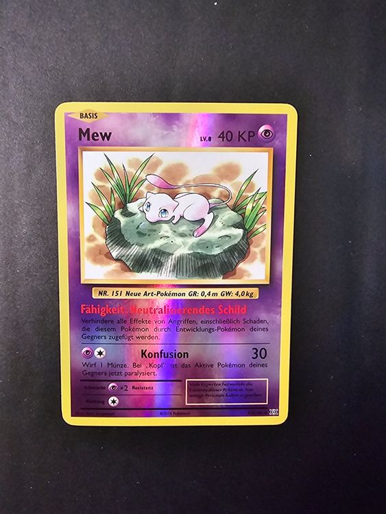 Mew revers evolution xy deutsch ab 1 kaufen auf ricardo