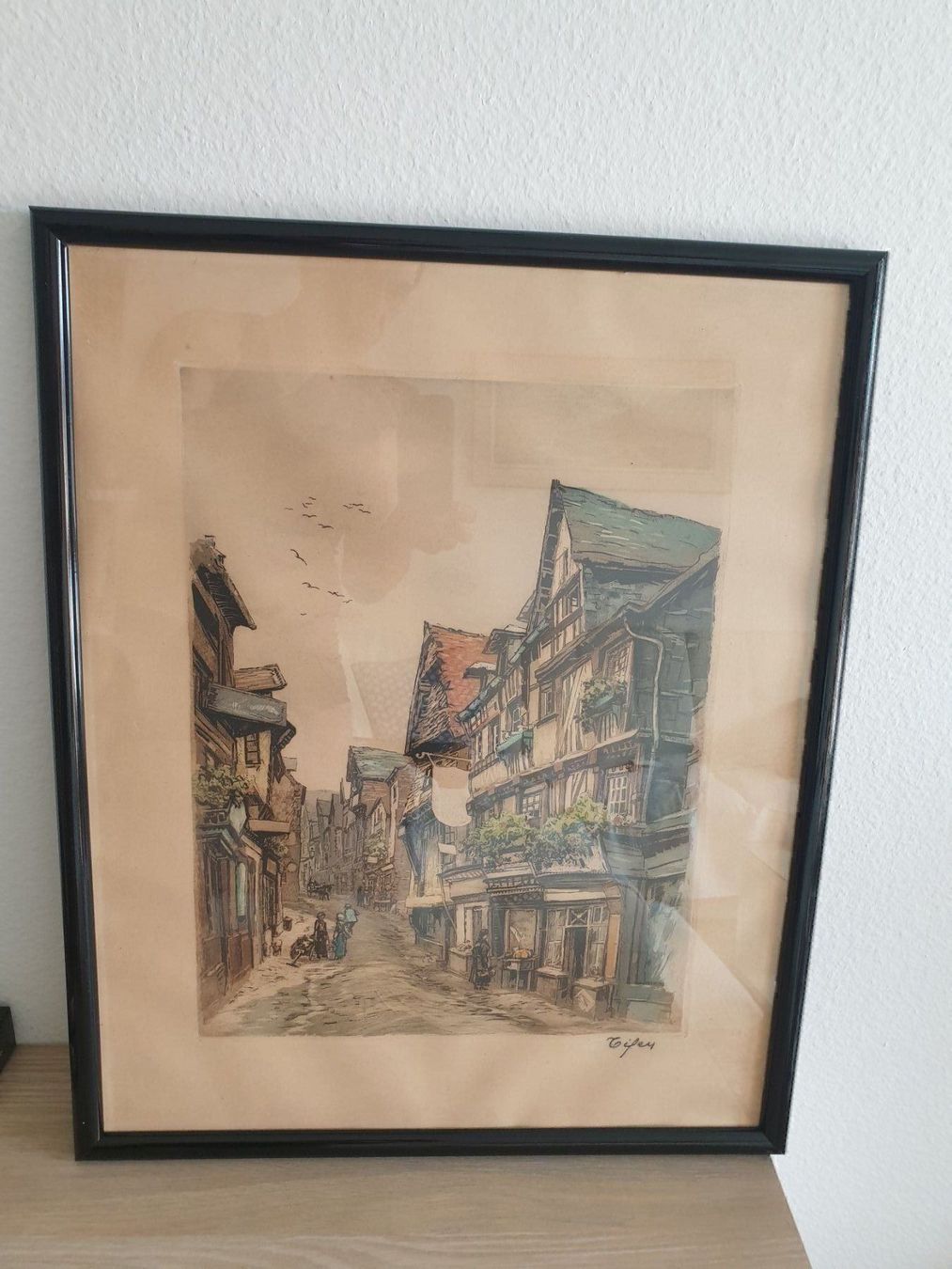 Gemälde: Alte Stadt / Nostalgie & Antike 60-48 cm – Neu (gemäss Beschreibung) aus Embrach von Alian1