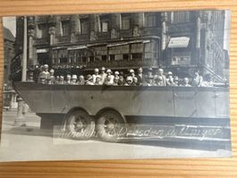 Antike Postkarte, DEUTSCHLAND, Dresden, staatl. Kraftwagen