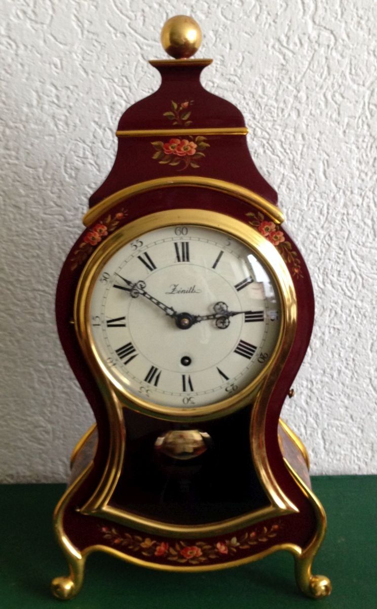Zenith Orologi da terra & Orologi da parete: Antike ZENIT  Pendeluhr Handbemalt – Usato da Eschenbach venduto da Alicekunst 7