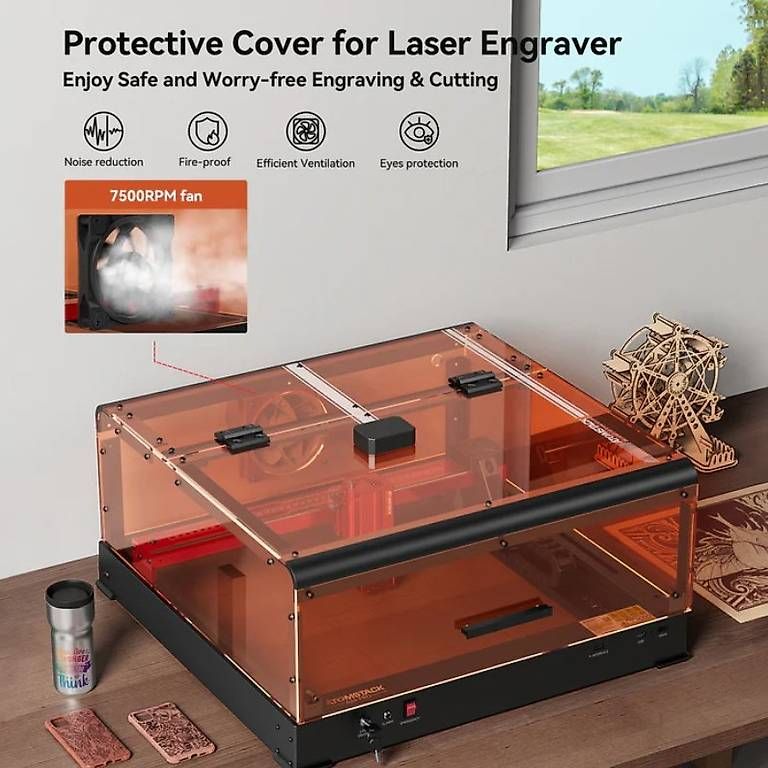 Atomstack Tutte le macchine: ATOMSTACK A24 Ultra 120W Lasergravierer – Nuovo e nell'imballaggio originale da Malans GR venduto da BUYBEST-Schweiz 9