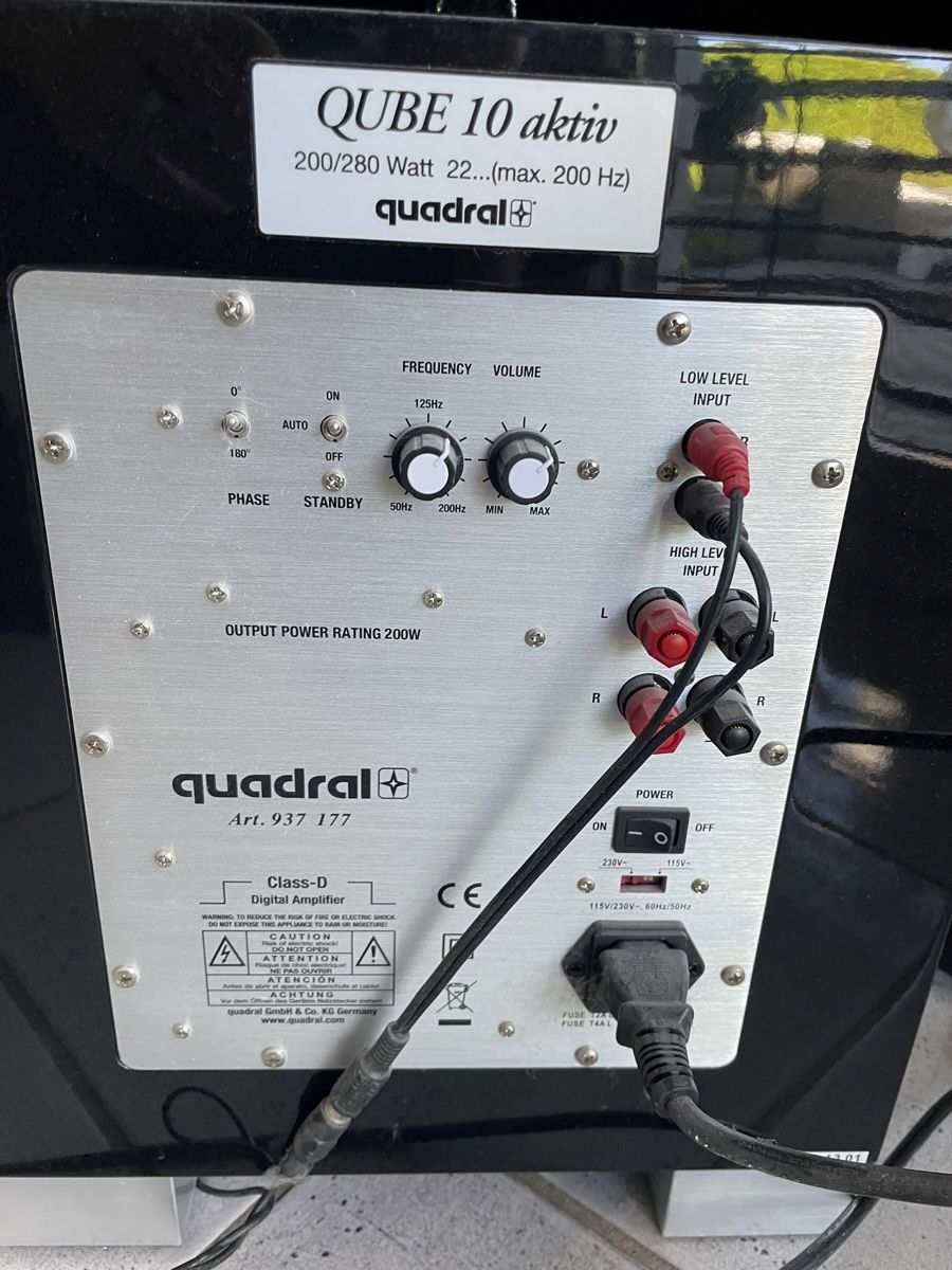 Quadral Home Cinema: Quadral Soundanlage inkl. Receiver – Usato da Langenthal venduto da littlegirls 1