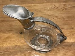 Vintage Weinkrug Zinn