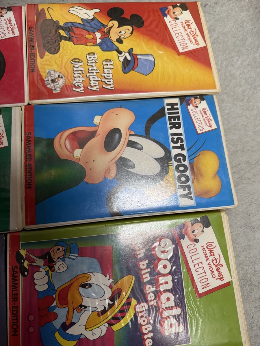Tutti i VHS: Disney VHS Sammel-Edition 6er Set – Usato da Watt venduto da SwissBlueLine 1