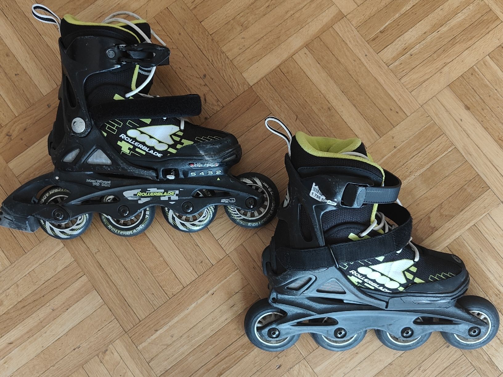 Pattini in linea & Pattini a rotelle: Ensemble Roller Enfant Rollerblade + Protections – Usato da Renens VD venduto da sin_sdr6 1