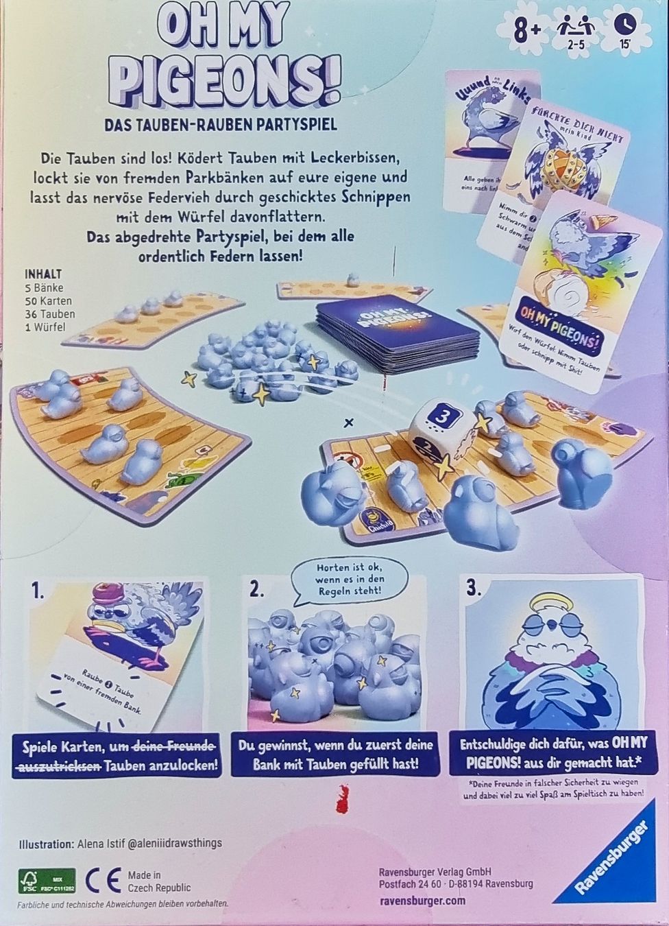 Ravensburger Spiele: Party-Spiel: Oh my pigeons – Gebraucht aus Winterthur von Frog1 1