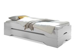Stapelbett 90x200 inkl 1x Latten- und 1x Rolllattenrost