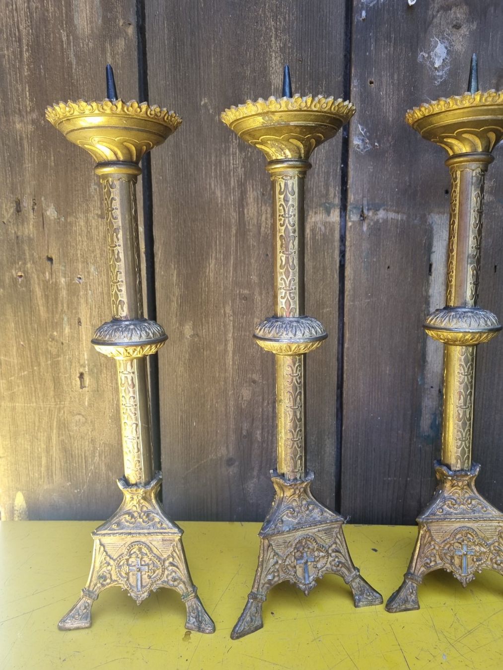 Portacandele: 4 Kerzenständer Religion – Usato da Schaffhausen venduto da Leveron13 3